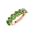 10kt Rose Gold Maura Oval Lab Diamond Anniversary Band (3 Ct. Tw.) right