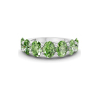Platinum Maura Oval Lab Diamond Anniversary Band (2 Ct. Tw.) front image
