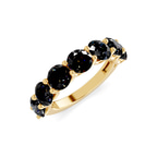 14ct Yellow Gold Raquel Round Lab Diamond Anniversary Band (1 Ct. Tw.) right