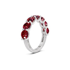 9ct White Gold Raquel Round Lab Diamond Anniversary Band (1 Ct. Tw.) left