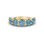 14ct Yellow Gold Raquel Round Lab Diamond Anniversary Band (1 Ct. Tw.) front image