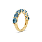 14ct Yellow Gold Raquel Round Lab Diamond Anniversary Band (1 Ct. Tw.) left
