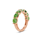 14ct Rose Gold Raquel Round Lab Diamond Anniversary Band (1 Ct. Tw.) left