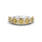 9ct White Gold Raquel Round Lab Diamond Anniversary Band (1 Ct. Tw.) front image