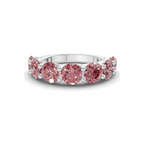 9ct White Gold Raquel Round Lab Diamond Anniversary Band (1 Ct. Tw.) front image