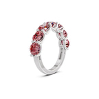 9ct White Gold Raquel Round Lab Diamond Anniversary Band (1 Ct. Tw.) left
