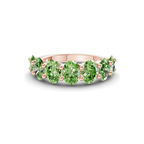 10kt Rose Gold Yolanda Oval Lab Diamond Anniversary Band (2 Ct. Tw.) front image