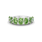 10kt White Gold Yolanda Oval Lab Diamond Anniversary Band (3 Ct. Tw.) front image