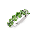 10kt White Gold Yolanda Oval Lab Diamond Anniversary Band (3 Ct. Tw.) right