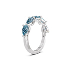 Platinum Penelope Pear Lab Diamond Anniversary Band (1/2 Ct. Tw.) standing product image one