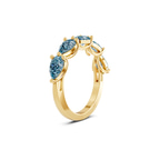 14kt Yellow Gold Penelope Pear Lab Diamond Anniversary Band (1/2 Ct. Tw.) standing product image one
