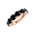10kt Rose Gold Adela Round Lab Diamond Anniversary Band (3 Ct. Tw.) right