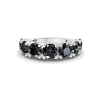 Platinum Adela Round Lab Diamond Anniversary Band (3 Ct. Tw.) front image