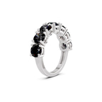 Platinum Adela Round Lab Diamond Anniversary Band (3 Ct. Tw.) left