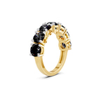 10kt Yellow Gold Adela Round Lab Diamond Anniversary Band (3 Ct. Tw.) left