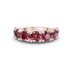 10kt Rose Gold Adela Round Lab Diamond Anniversary Band (3 Ct. Tw.) front image