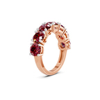 10kt Rose Gold Adela Round Lab Diamond Anniversary Band (3 Ct. Tw.) left