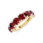 10kt Yellow Gold Adela Round Lab Diamond Anniversary Band (1 Ct. Tw.) right