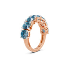 10kt Rose Gold Adela Round Lab Diamond Anniversary Band (3 Ct. Tw.) left