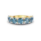 10kt Yellow Gold Adela Round Lab Diamond Anniversary Band (3 Ct. Tw.) front image