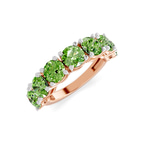 10kt Rose Gold Adela Round Lab Diamond Anniversary Band (3 Ct. Tw.) right