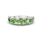 Platinum Adela Round Lab Diamond Anniversary Band (3 Ct. Tw.) front image
