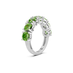 Platinum Adela Round Lab Diamond Anniversary Band (3 Ct. Tw.) left