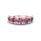 10kt Rose Gold Adela Round Lab Diamond Anniversary Band (2 Ct. Tw.) front image