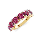 10kt Yellow Gold Adela Round Lab Diamond Anniversary Band (1 Ct. Tw.) right