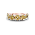10kt Rose Gold Adela Round Lab Diamond Anniversary Band (3 Ct. Tw.) front image