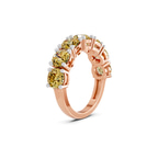 10kt Rose Gold Adela Round Lab Diamond Anniversary Band (3 Ct. Tw.) left