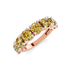10kt Rose Gold Adela Round Lab Diamond Anniversary Band (3 Ct. Tw.) right