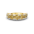 10kt Yellow Gold Adela Round Lab Diamond Anniversary Band (3 Ct. Tw.) front image