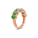 10kt Rose Gold Blanca Oval Lab Diamond Anniversary Band (4 Ct. Tw.) standing product image one