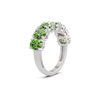 Platinum Blanca Oval Lab Diamond Anniversary Band (4 Ct. Tw.) standing product image one
