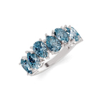 14kt White Gold Juana Pear Lab Diamond Anniversary Band (1 Ct. Tw.) right