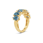 10kt Yellow Gold Juana Pear Lab Diamond Anniversary Band (1 Ct. Tw.) left