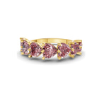 14kt Yellow Gold Patricia Heart Lab Diamond Anniversary Band (1 Ct. Tw.) front image