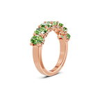 10kt Rose Gold Minerva Oval Lab Diamond Anniversary Band (2 Ct. Tw.) left