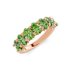 10kt Rose Gold Minerva Oval Lab Diamond Anniversary Band (2 Ct. Tw.) right