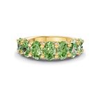 14kt Yellow Gold Minerva Oval Lab Diamond Anniversary Band (5 Ct. Tw.) front image
