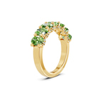 14kt Yellow Gold Minerva Oval Lab Diamond Anniversary Band (5 Ct. Tw.) left