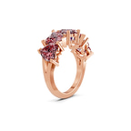 14ct Rose Gold Octavia Heart Lab Diamond Anniversary Band (1 Ct. Tw.) standing product image one