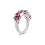 9ct White Gold Octavia Heart Lab Diamond Anniversary Band (1 Ct. Tw.) standing product image one