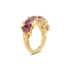 9ct Yellow Gold Octavia Heart Lab Diamond Anniversary Band (1 Ct. Tw.) standing product image one