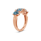 10kt Rose Gold Blakely Pear Lab Diamond Anniversary Band (1/2 Ct. Tw.) standing product image one