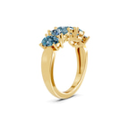 14kt Yellow Gold Blakely Pear Lab Diamond Anniversary Band (1/2 Ct. Tw.) standing product image one