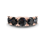 14ct Rose Gold Noella Round Lab Diamond Anniversary Band (1/2 Ct. Tw.) front image