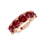 9ct Rose Gold Noella Round Lab Diamond Anniversary Band (7 Ct. Tw.) right