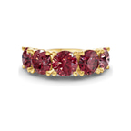 9ct Yellow Gold Noella Round Lab Diamond Anniversary Band (7 Ct. Tw.) front image